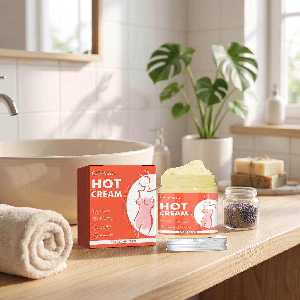 Anti-Cellulite Hot Massage Cream for Body Slimming and Shaping