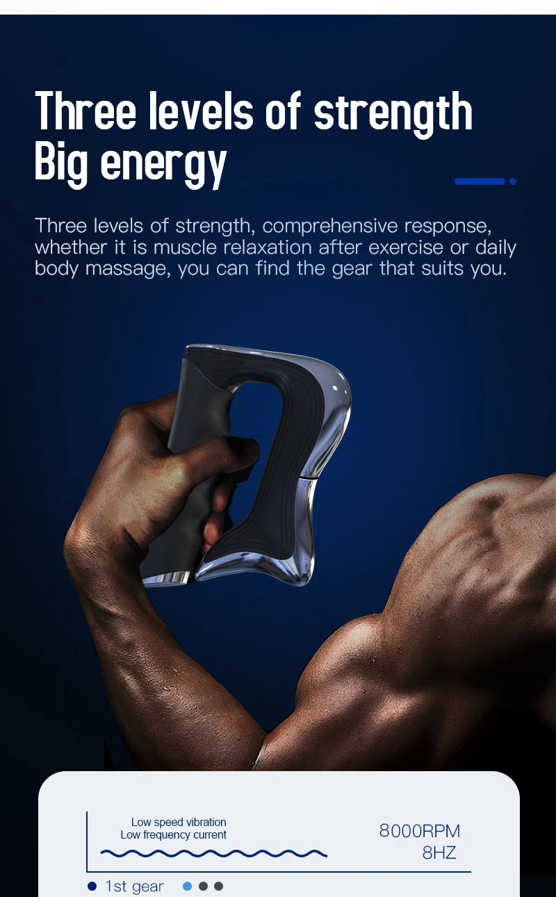Electric Fascia Knife for Deep Tissue Muscle Massage and Recovery