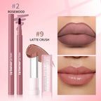 Long-Lasting Lip Liner and Moisturizing Balm Set