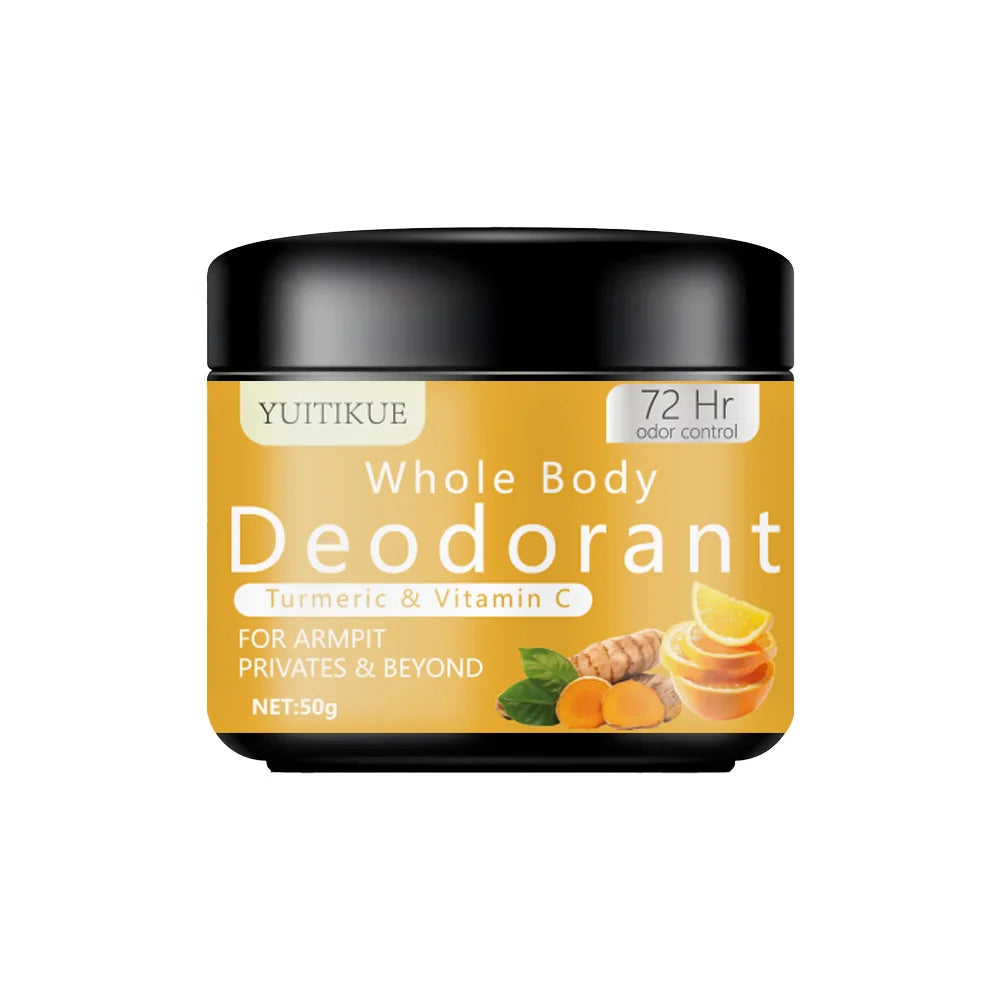 YUITIKUE Whole Body Deodorant Stick Turmeric and Vitamin C 50g
