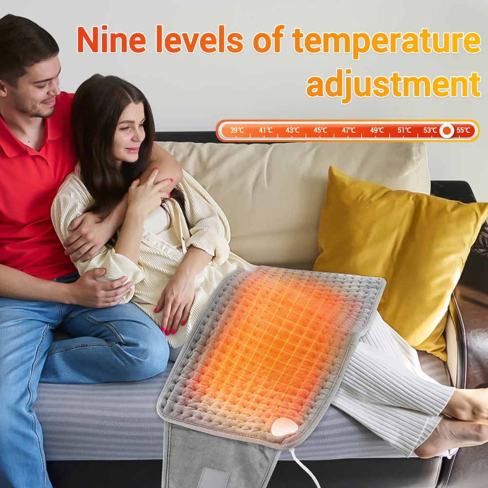 Electric Heating Waist Belt with Adjustable Temperature and Timer