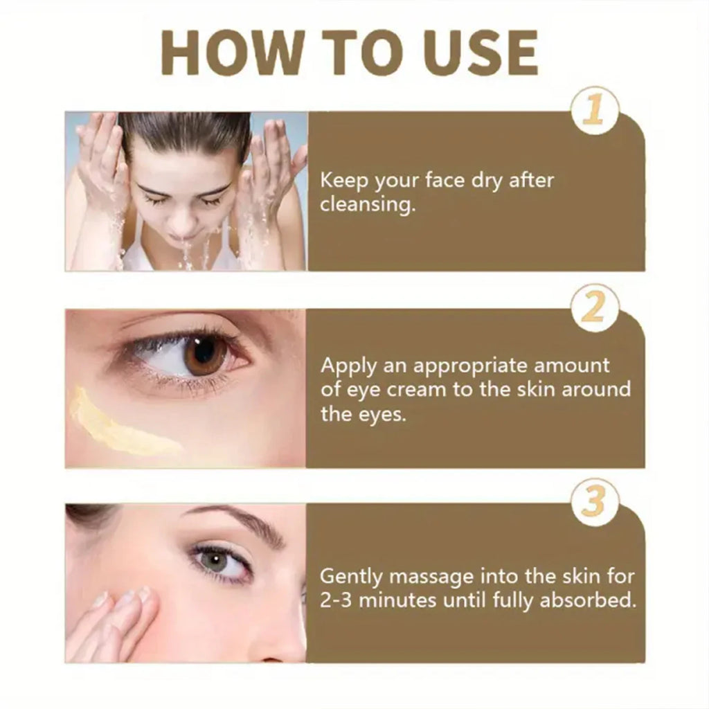 Caffeine Eye Cream Anti Aging Dark Circle Remover and Wrinkle Treatment