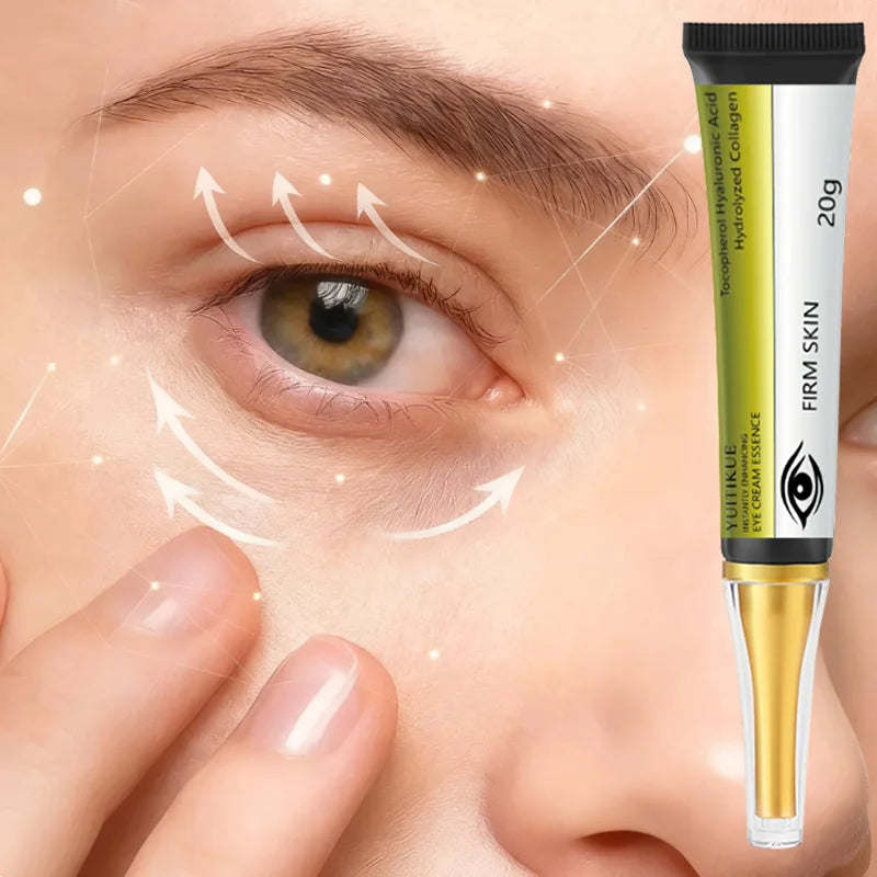 YUITIKUE Instant Firm Eye Cream Hyaluronic Acid Collagen Dark Circle Care - 2