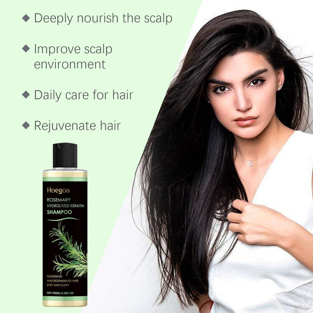 Rosemary Hydrolyzed Keratin Thickening and Moisturizing Hair Shampoo