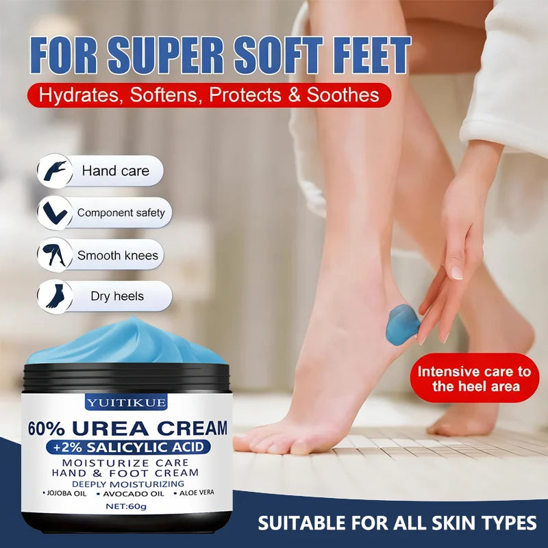 YUITIKUE 60% Urea Foot Cream Moisturizer for Dry Cracked Heels and Skin - 4