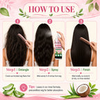 Lockmio Wig Milk Spray Leave-in Conditioner for Synthetic and Human Hair