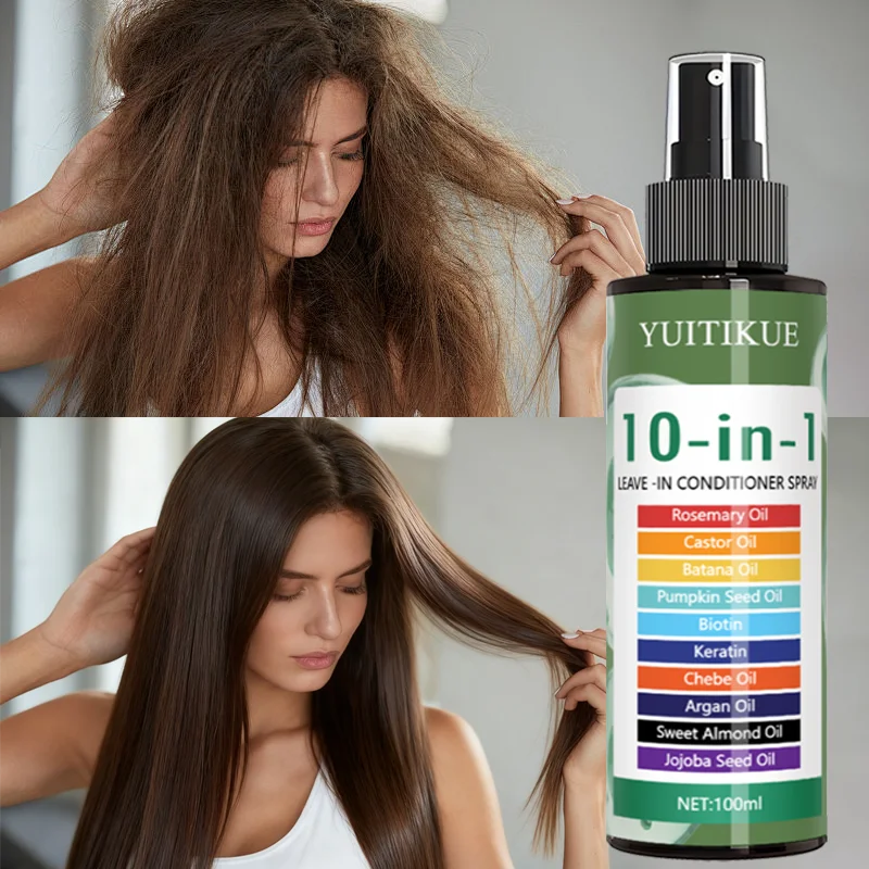 10-in-1 Leave-In Hair Conditioner Spray with Natural Oils 100ml