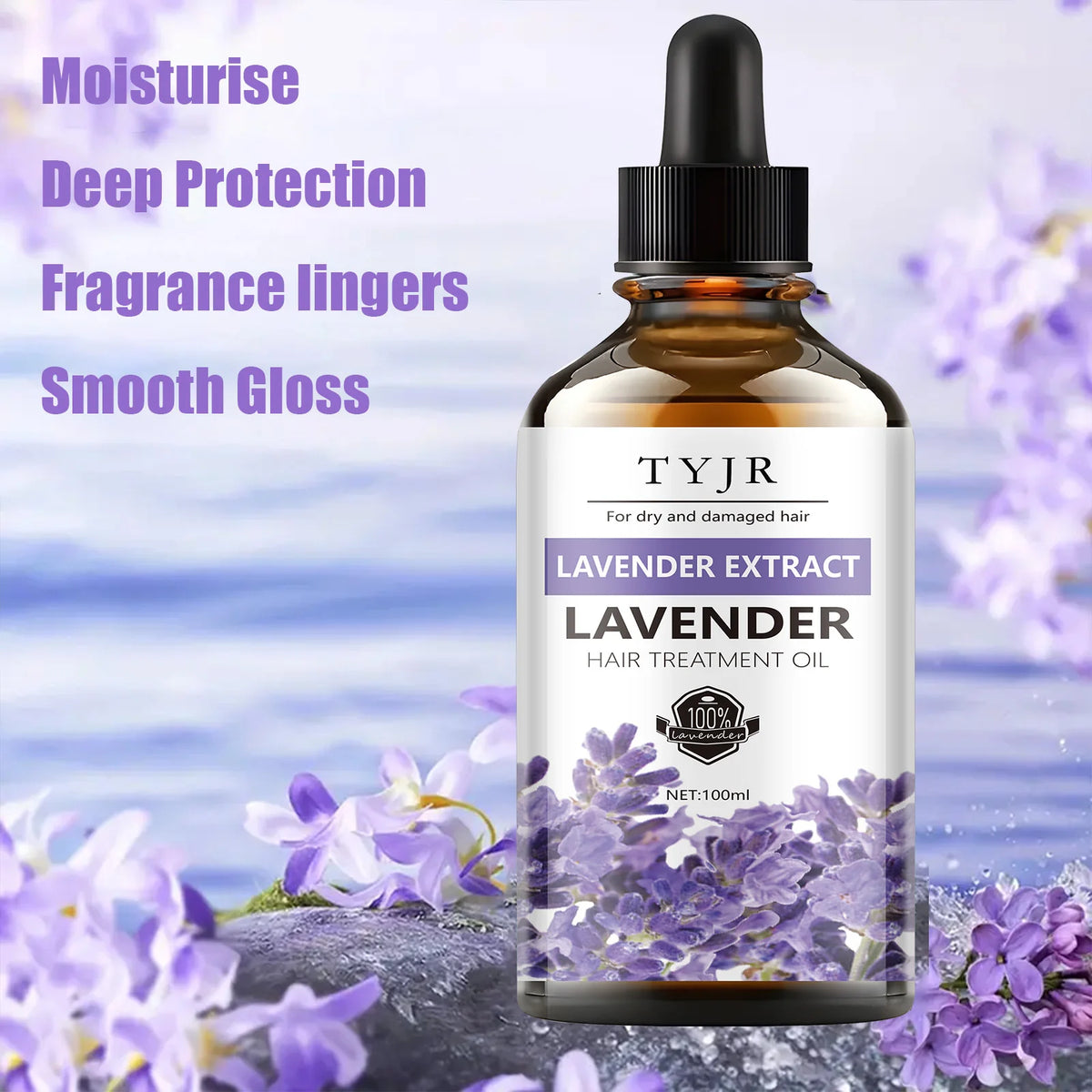 Pure Lavender Essential Oil for Skin Care Massage and Aromatherapy