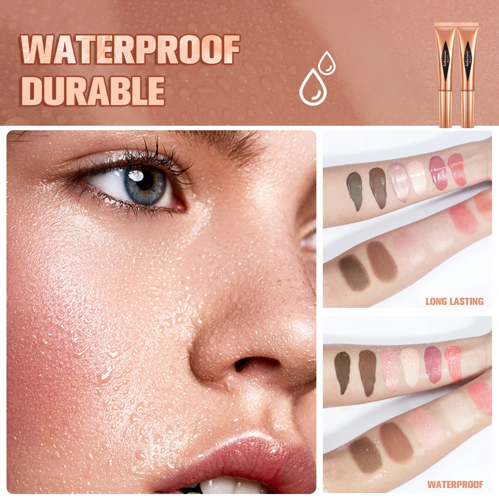 Liquid Face Contour and Highlighter Wand with Cushion Applicator