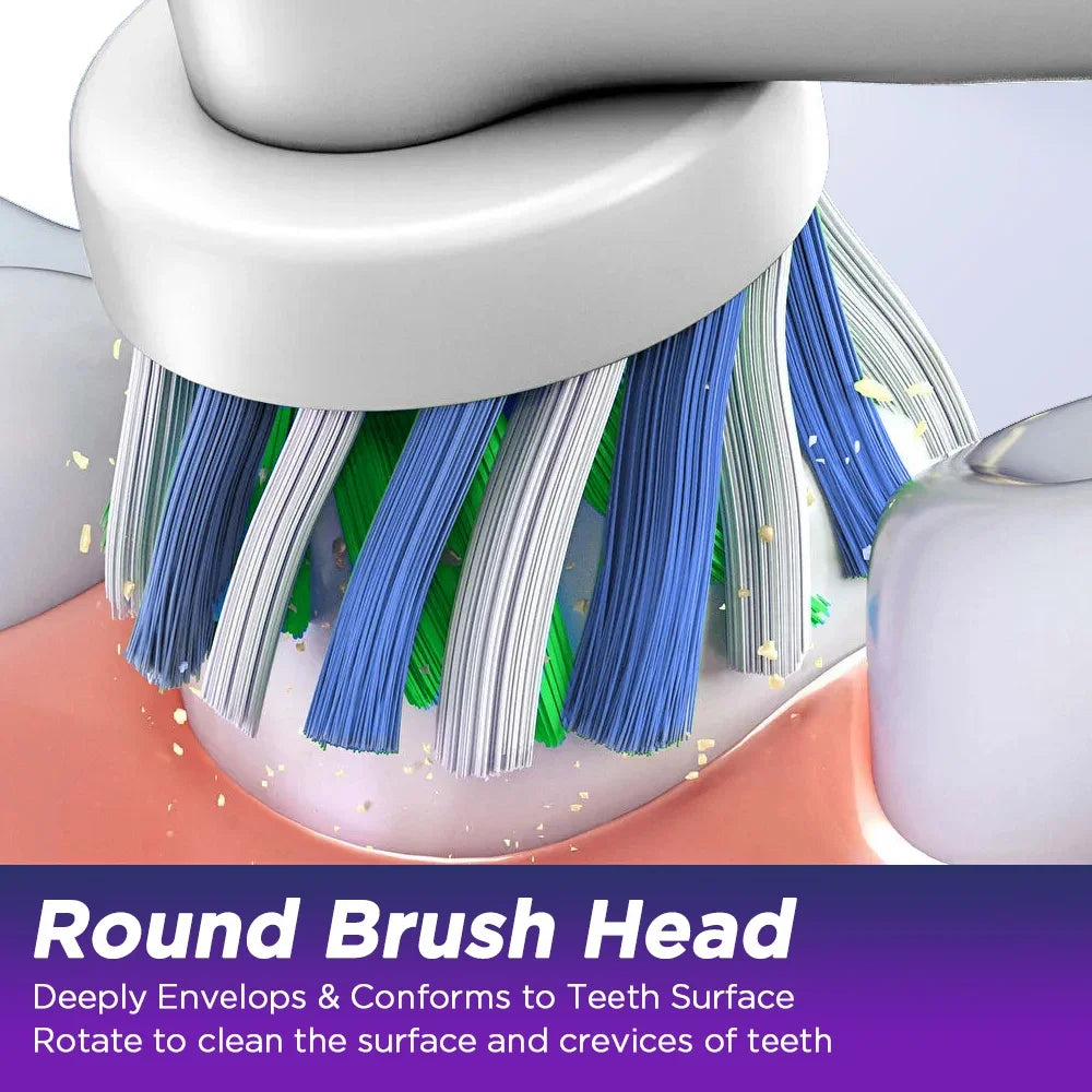 Rechargeable Electric Toothbrush with 5 Cleaning Modes