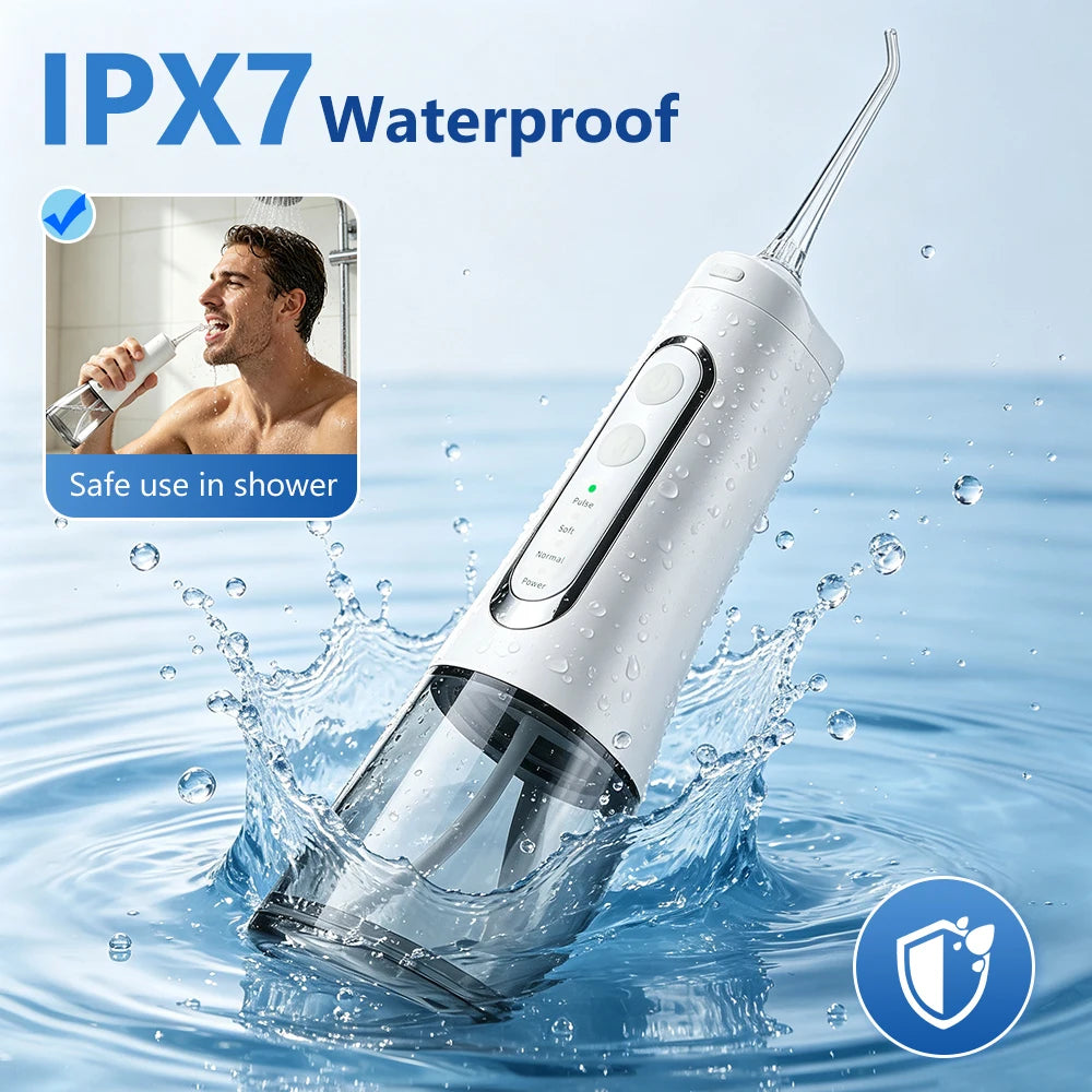 Portable Rechargeable Oral Irrigator Water Flosser for Teeth