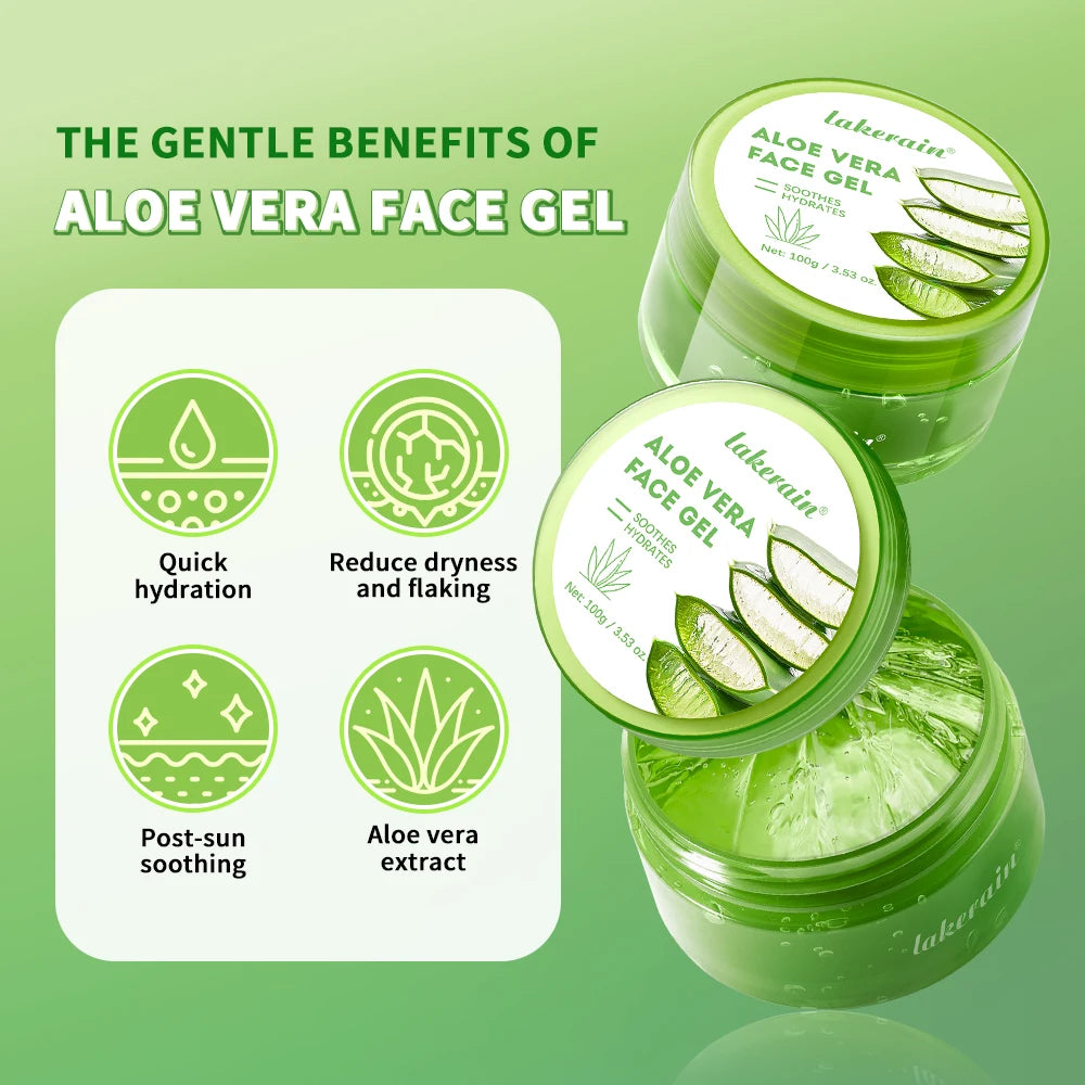 Soothing Aloe Vera Hydrating Face Gel - 3