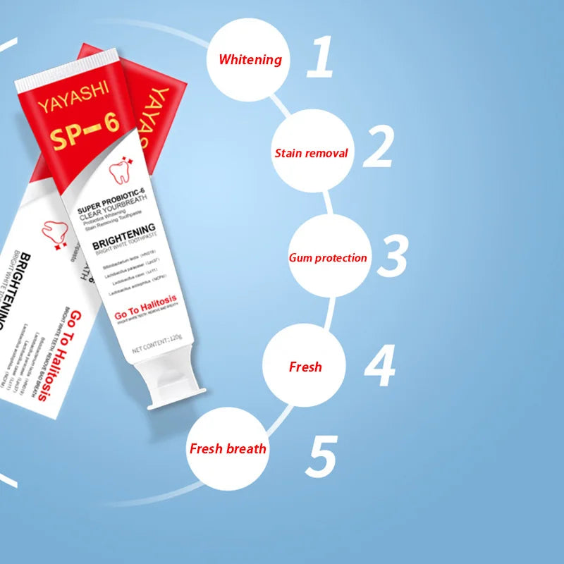 Probiotic Teeth Whitening Toothpaste for Stain Removal