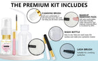 100ml Eyelash Extension Shampoo Foam Cleanser with Cleaning Tool Kit