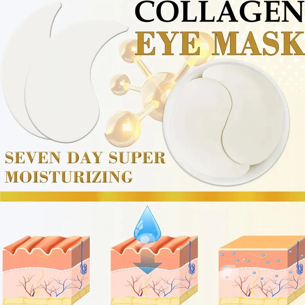 Sadoer Collagen Eye Mask Deep Moisturizing Anti Aging Eye Treatment
