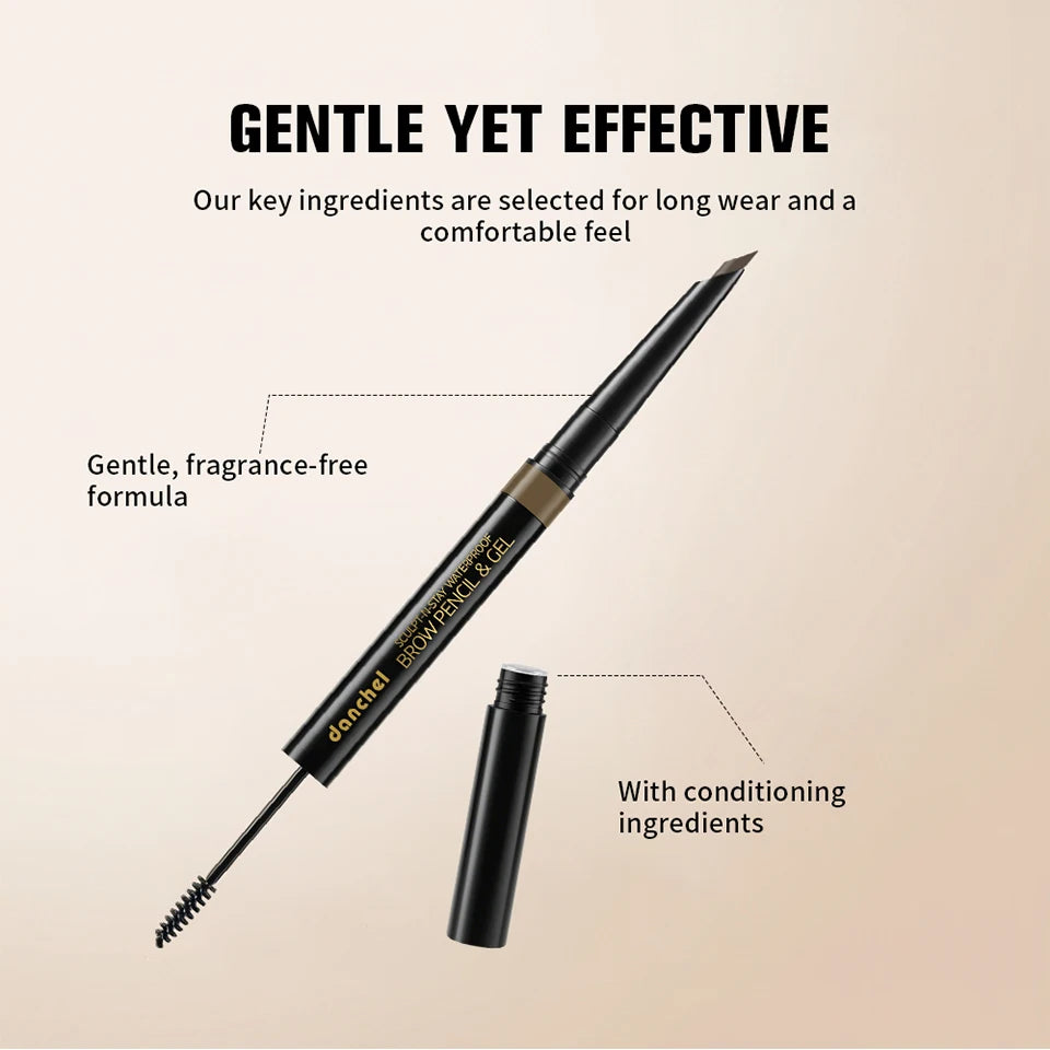 2-in-1 Waterproof Eyebrow Pencil and Sculpting Gel