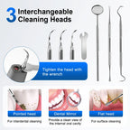 Visual Ultrasonic Tooth Cleaner with HD Camera for Tartar Removal