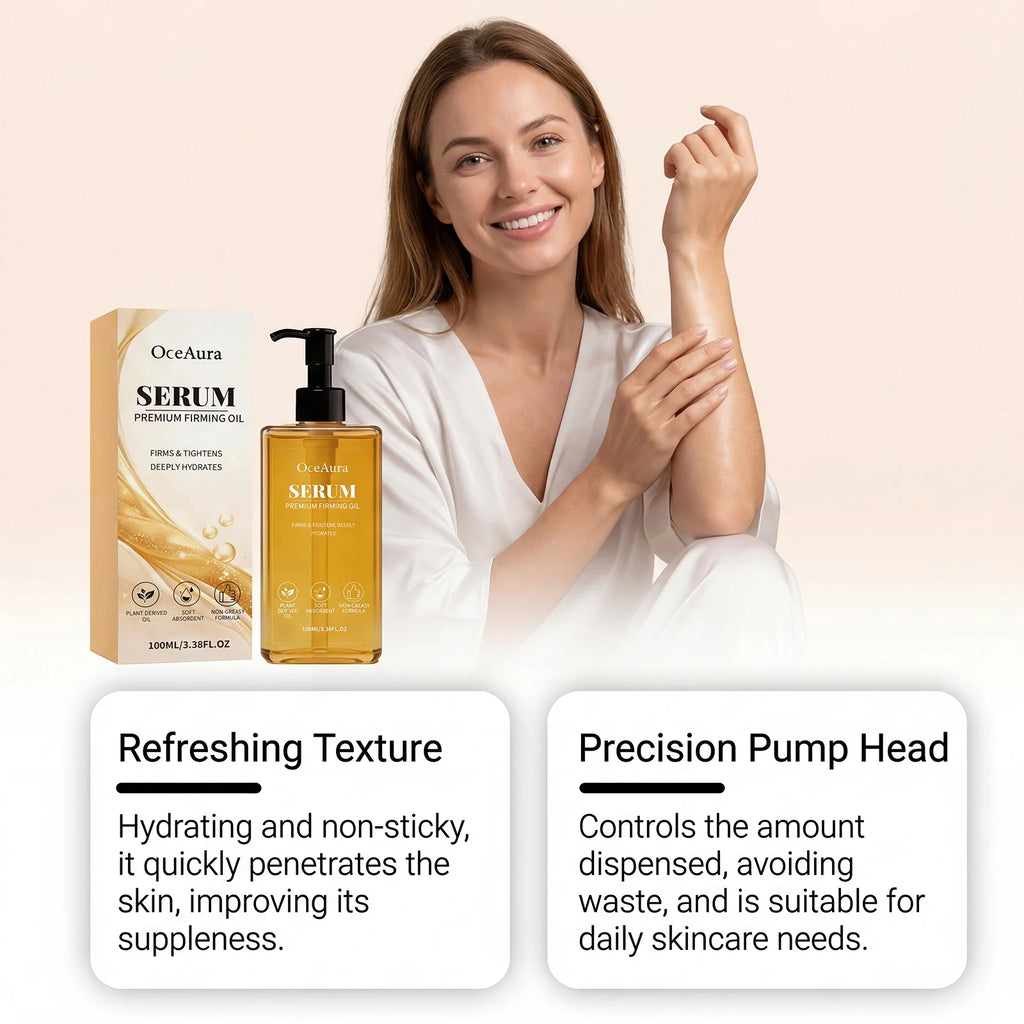 Firming Body Oil for Skin Tightening and Hydration