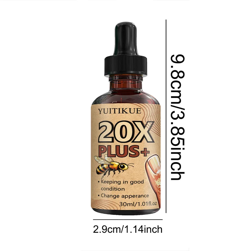 YUITIKUE 20X Nail Repair Oil Nourishing Cuticle and Nail Treatment 30ml