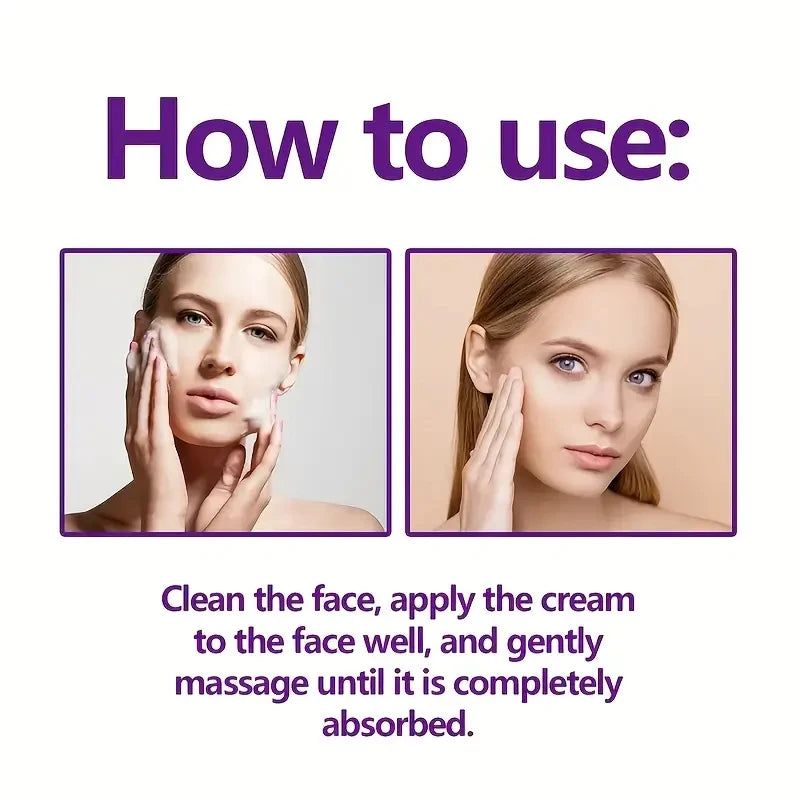 2 Minute Facial Lift Cream with Retinol Hyaluronic Acid and Collagen