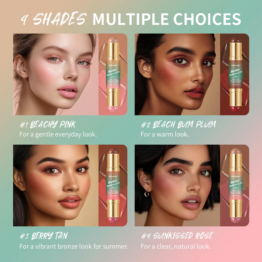 Dual-Ended Cream Blush and Bronzer Stick