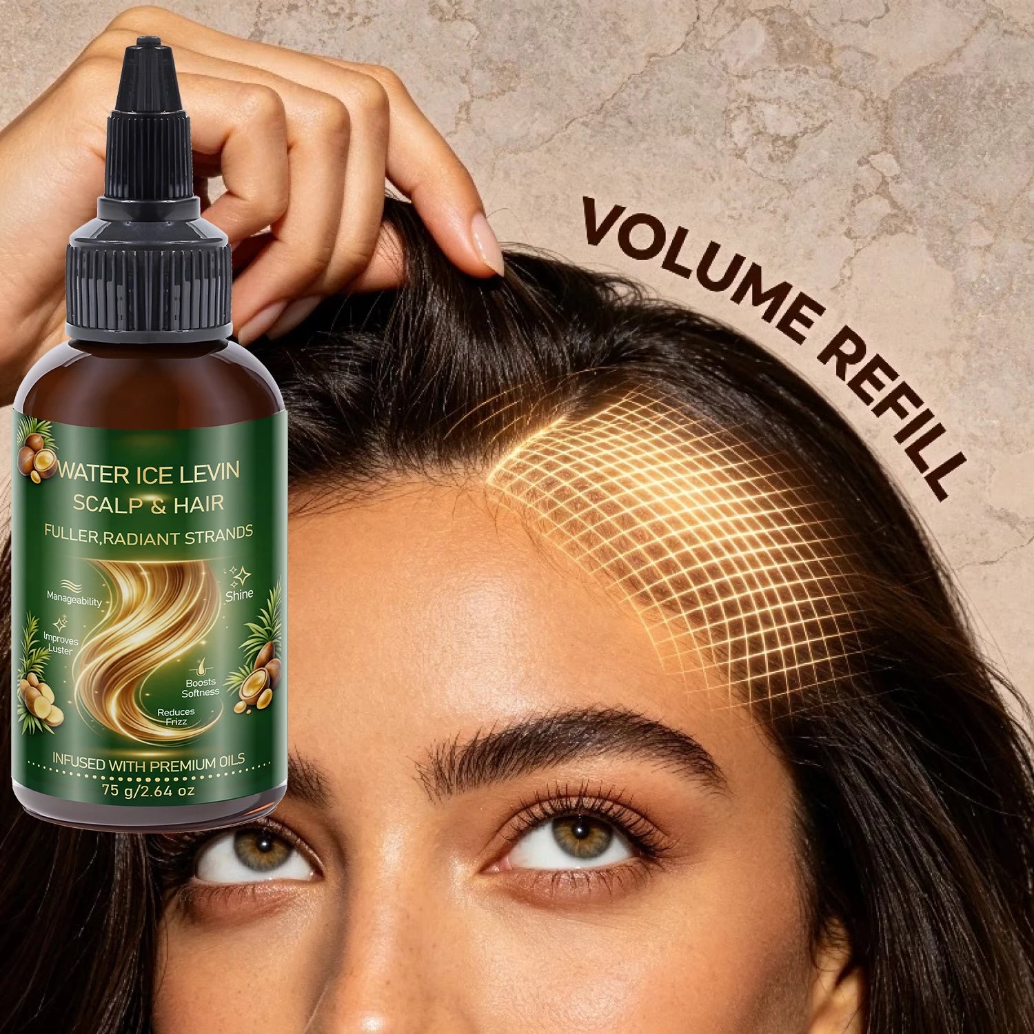 Biotin and Keratin Infused Hair Oil for Frizz Control and Shine - 2