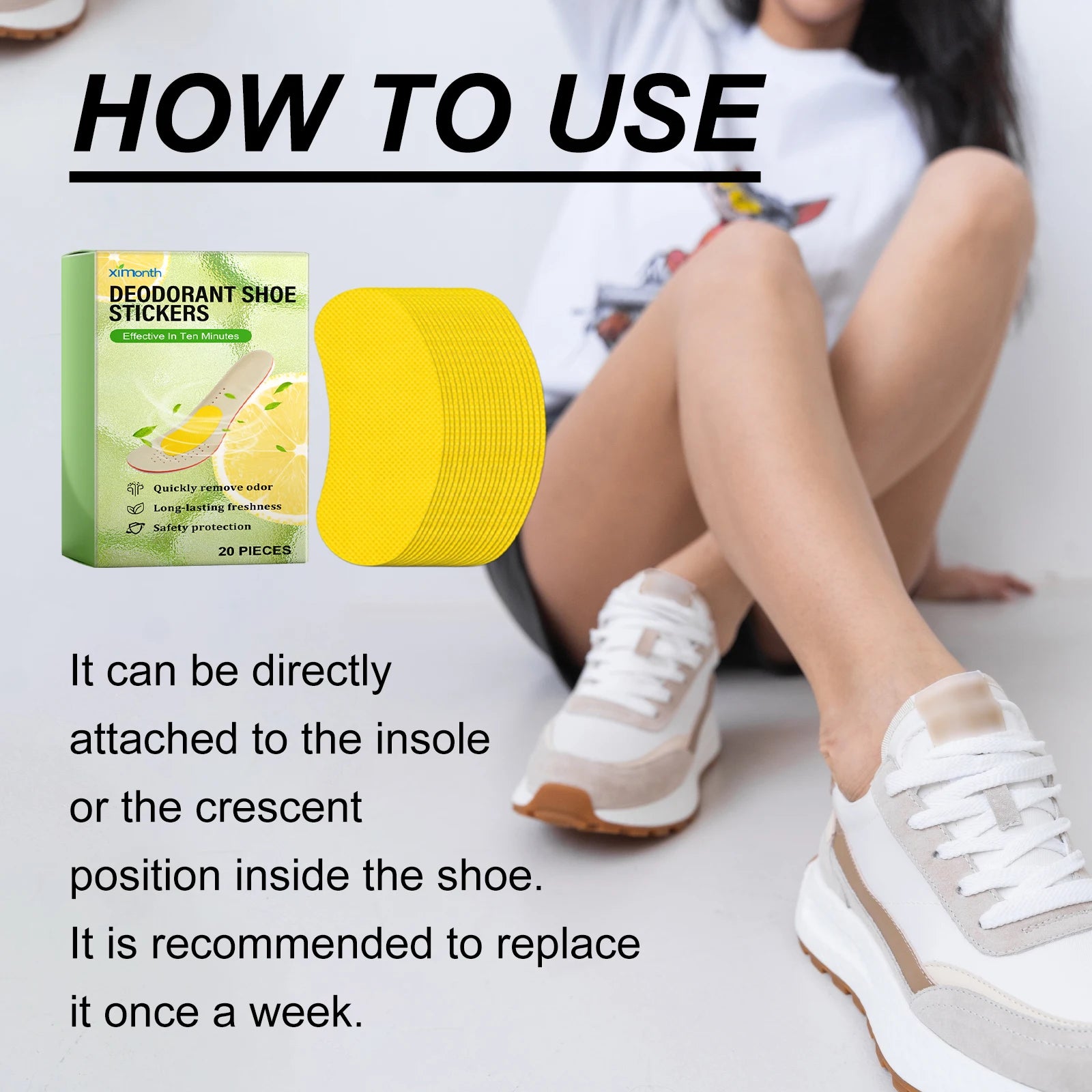 Deodorizing Shoe Patches for Odor Removal and Freshness - 11