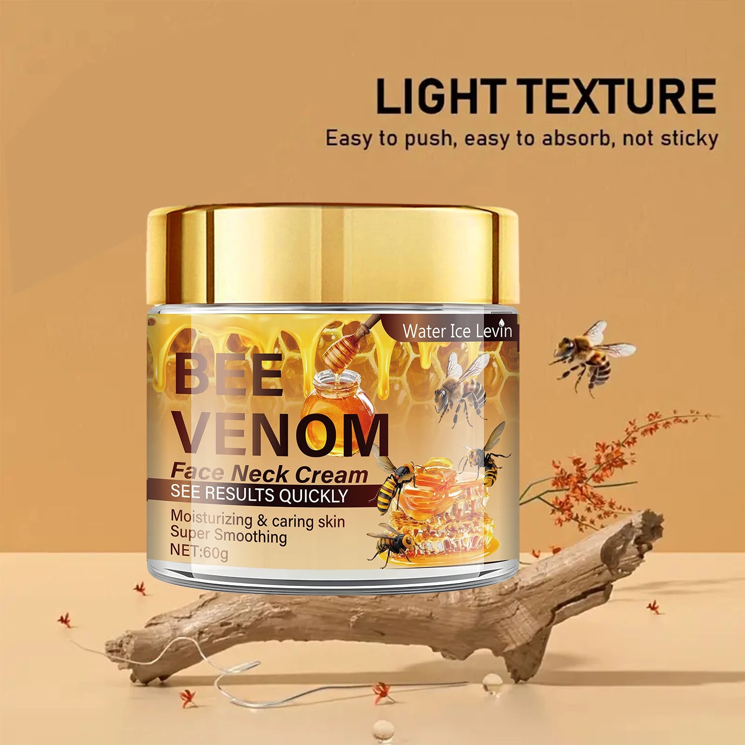 Bee Venom Facial Firming Cream Anti Aging Moisturizer for Face and Neck - 4