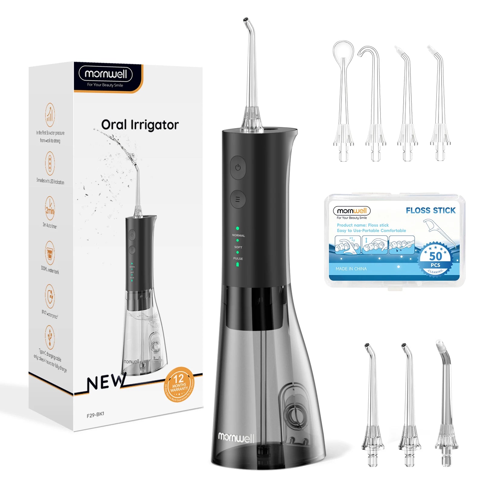 Portable Cordless Water Flosser for Teeth Cleaning - 15