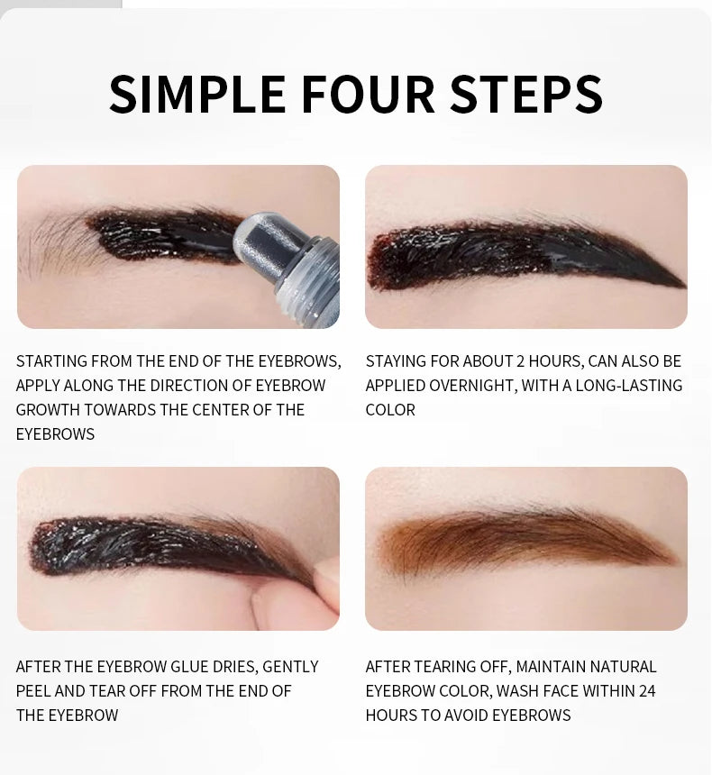 O'CHEAL 3D Tear Off Eyebrow Cream Waterproof Tint Gel