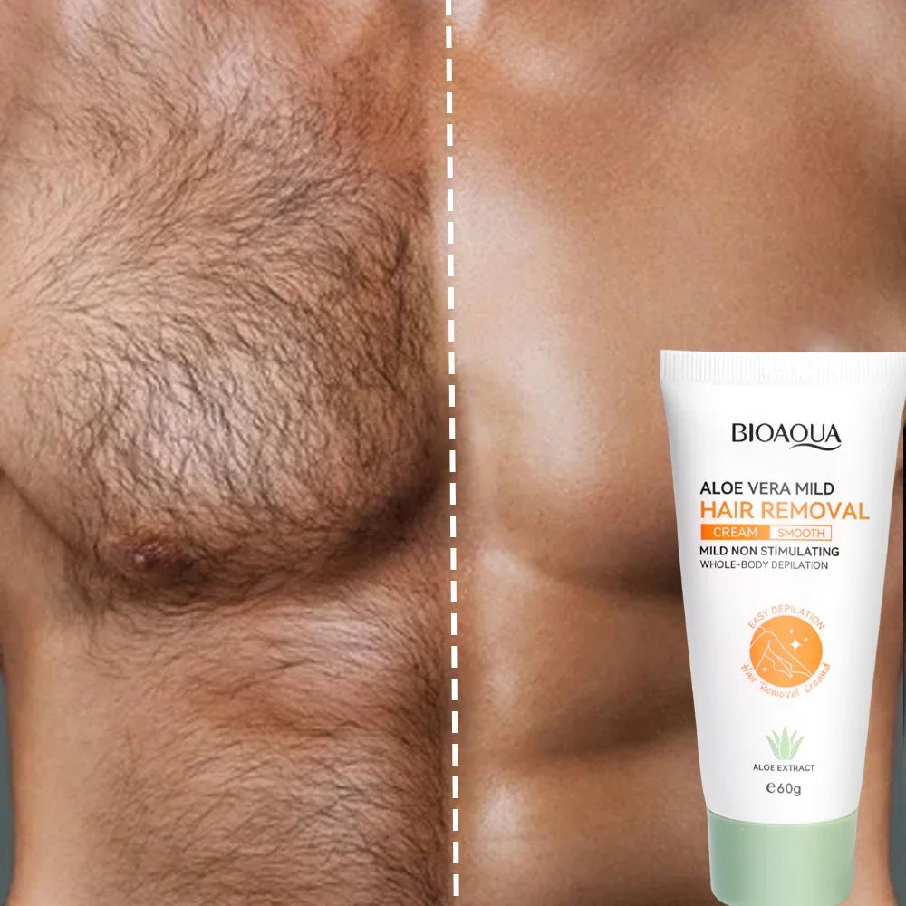 Gentle Aloe Vera Hair Removal Cream for Full Body