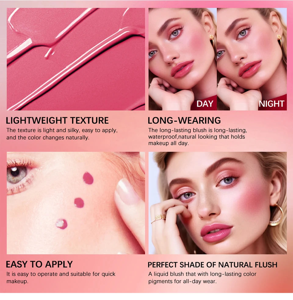 Long-Lasting Liquid Blush for Natural Glowing Makeup - 11