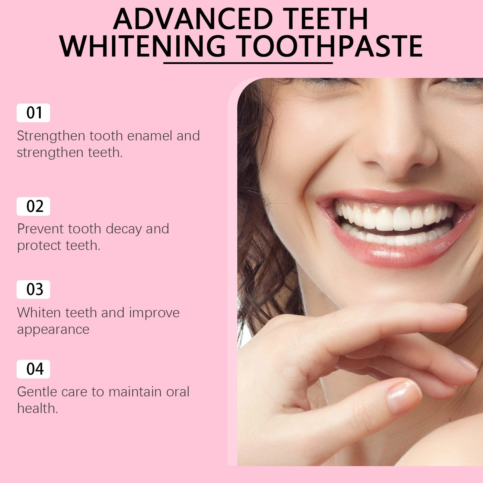 Stain Removal Whitening Toothpaste for Brighter Smiles - 10