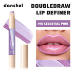 2-in-1 Lip Liner and Matte Lipstick for Long-Lasting Wear