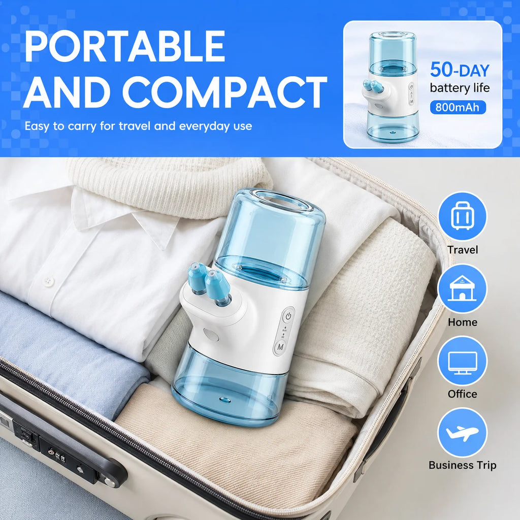 Portable Electric Nasal Irrigator for Sinus Relief