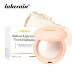 Baked Pearl Shimmer Highlighter Powder for Radiant Glow