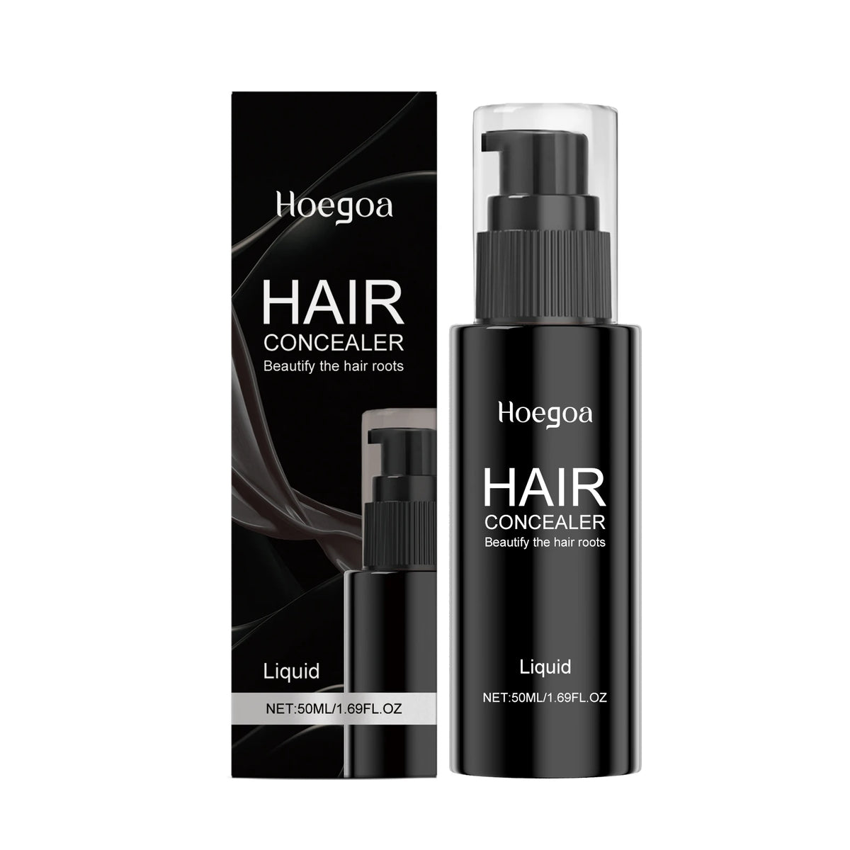 Instant Gray Hair Root Concealer and Hairline Filler