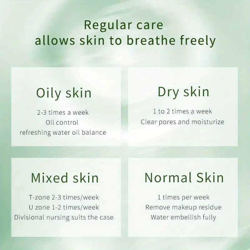 Heyxi Green Tea Facial Mask Stick Deep Pore Cleansing Moisturizing Mask