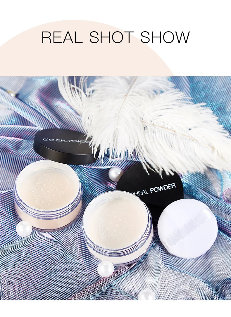 OCHEAL Lightweight Loose Setting Powder Waterproof Long Lasting Makeup - 19