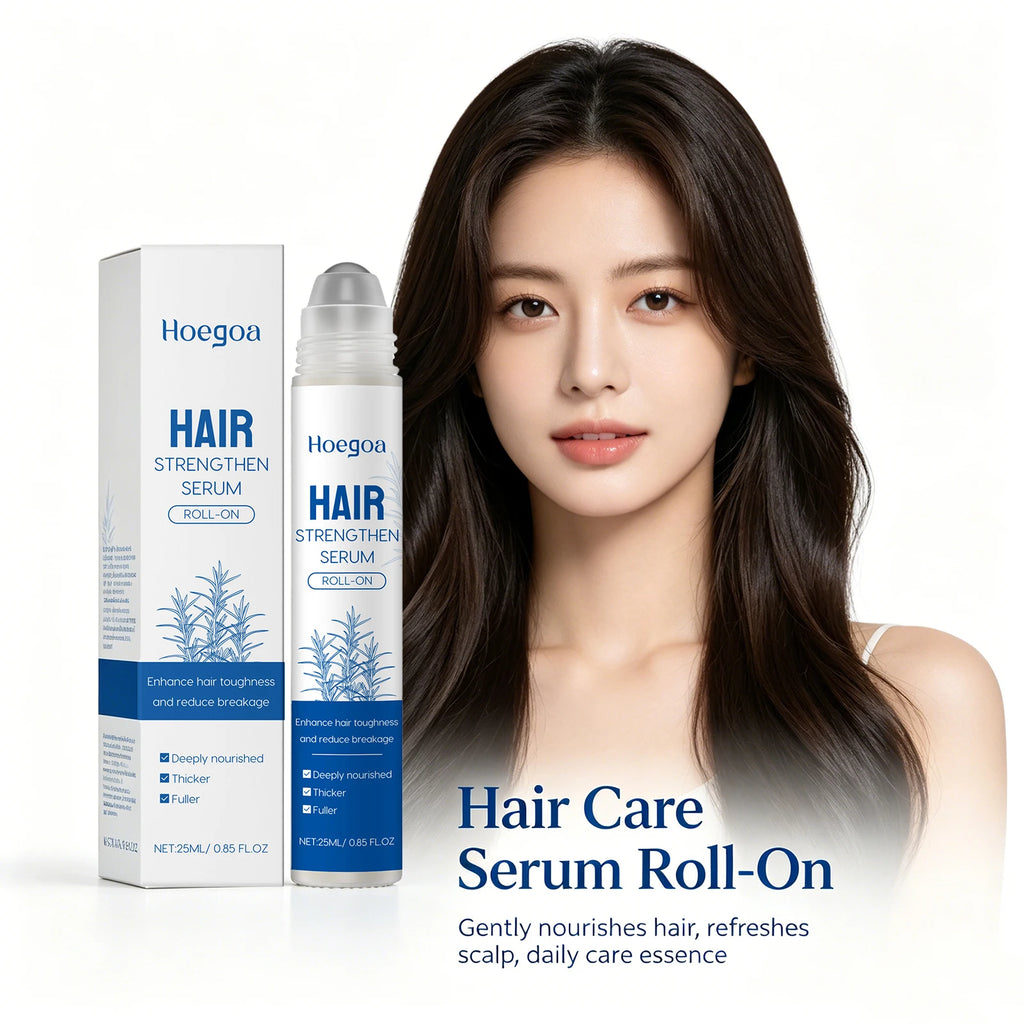 Rosemary Hair Growth Serum Roller for Scalp and Hair Strengthening