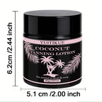 YUITIKUE Coconut Sunless Tanning Lotion Natural Bronzer for Body