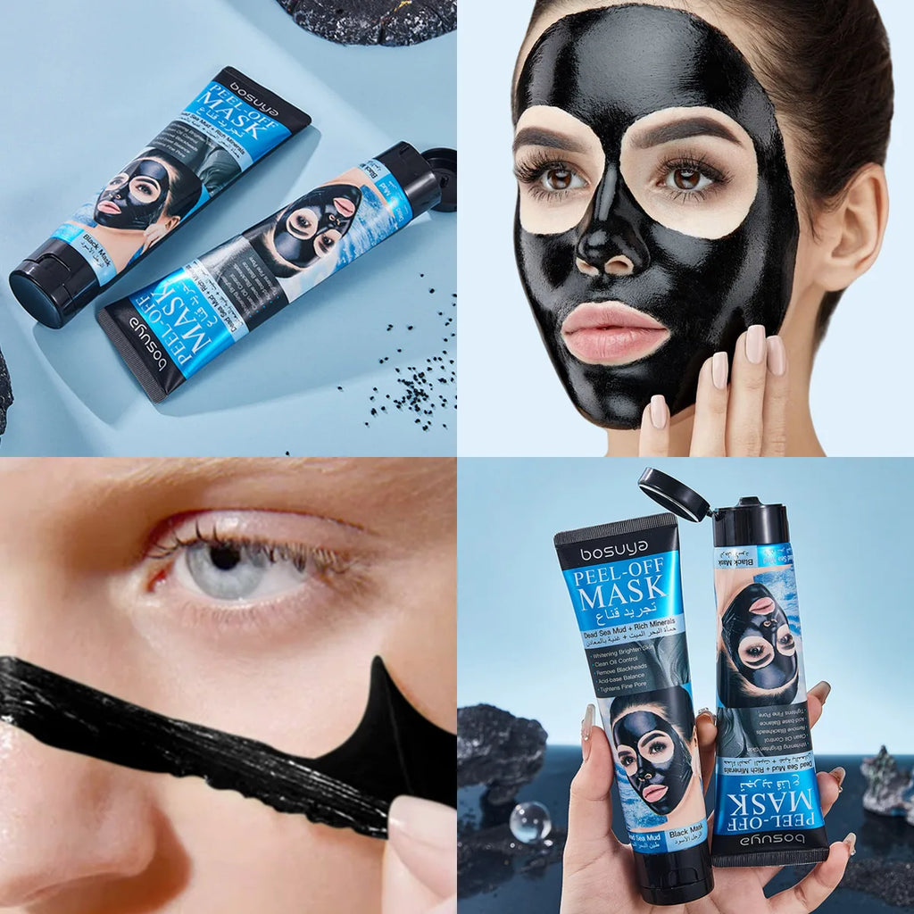 Bosuya Dead Sea Mud Peel Off Mask Deep Pore Cleansing Blackhead Remover