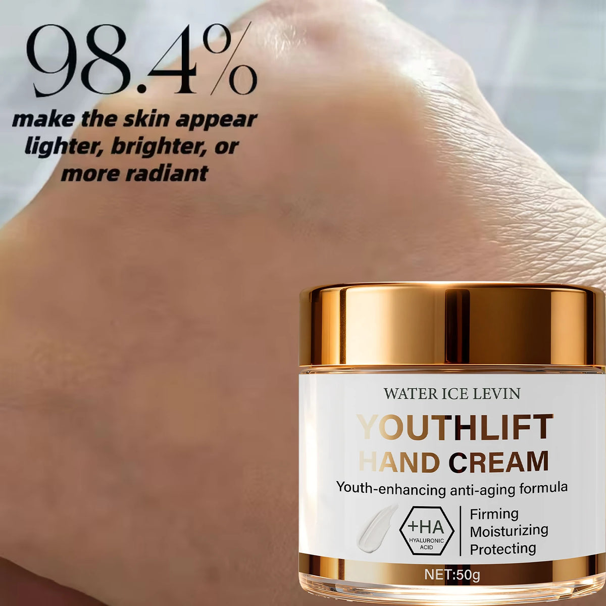 YouthLift Anti-Aging Hand Cream with Retinol and Hyaluronic Acid