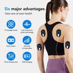 Portable TENS EMS Electric Body Massager with 9 Modes