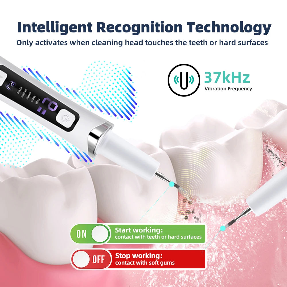 Ultrasonic Electric Teeth Tartar and Plaque Remover
