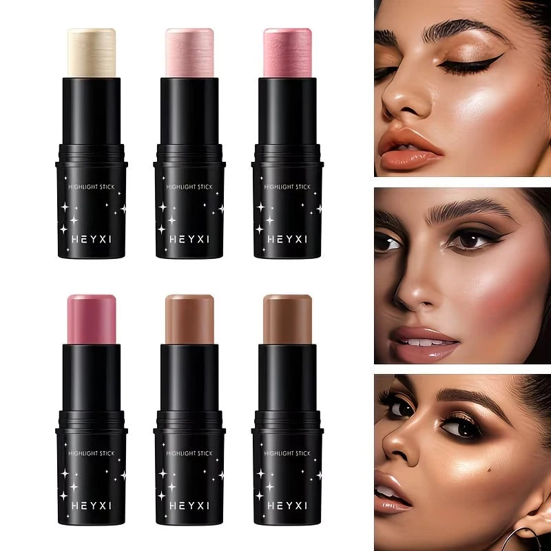 HEYXI High Gloss Bronzer Highlighter Stick Waterproof Makeup