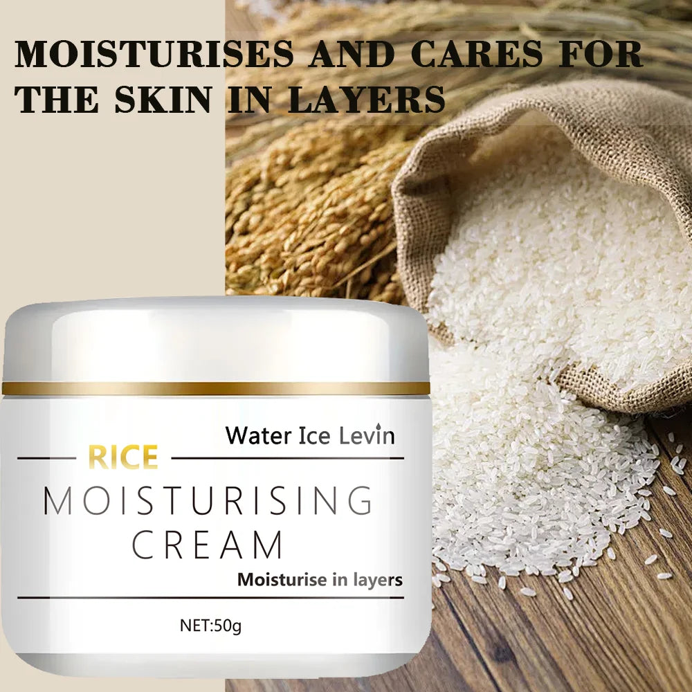 Water Ice Levin Rice Moisturizing Face Cream Hydrating Anti Aging
