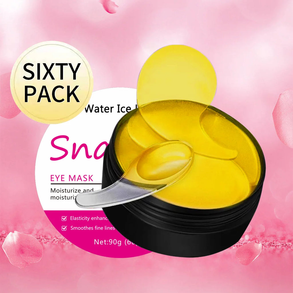 Snail Collagen Eye Mask Moisturizing Gel Pads for Dark Circles