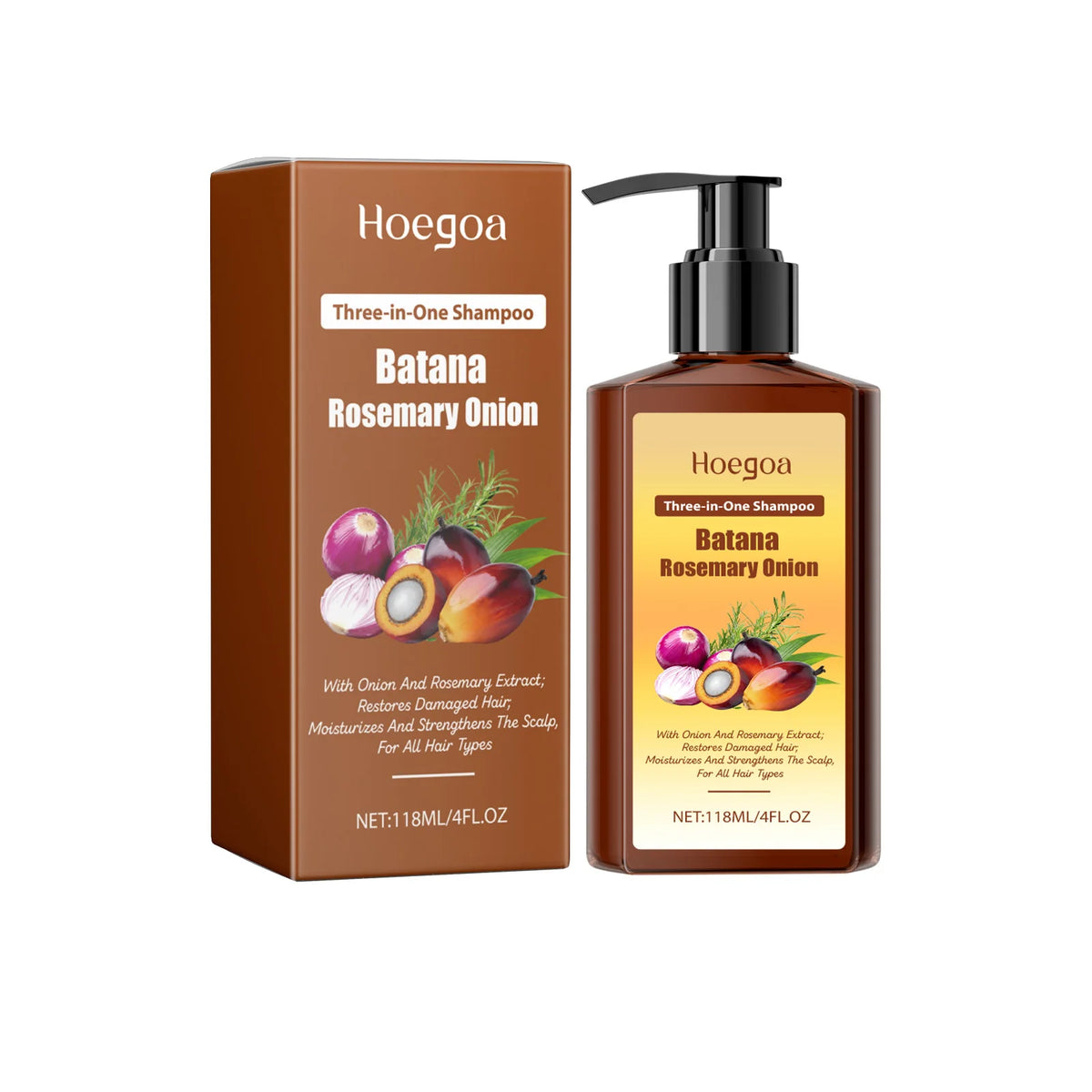 Batana and Rosemary Hair Growth Shampoo for Damaged Hair