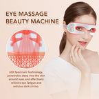 3D LED Red Light Therapy Eye Massager for Fatigue and Dark Circles